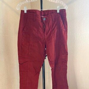 Cabi maroon corduroy cargo pants